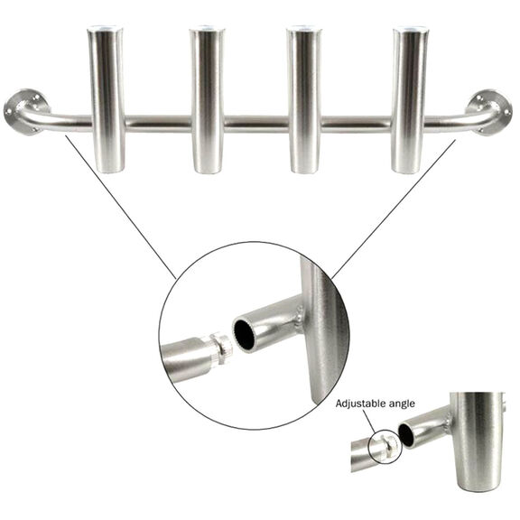 4-Rod Transom Mount Rod Holder image number 1