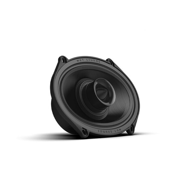 Wet Sounds ZERO 57 XZ-B 5.7-Inch High Output Component Style Coaxial Speakers with Horn-Loaded Tweeter in Black image number 2