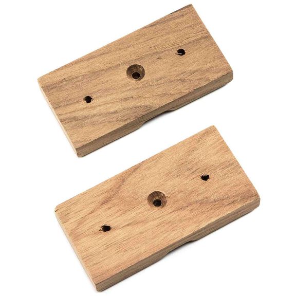 Teak Rod Storage Rack Mounting Board, Pair image number 2