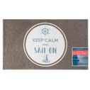 18" x 30" PVC Spray Print Boarding Mat, Keep Calm and Sail On image number 3