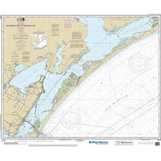 Maptech&reg; NOAA Recreational Waterproof Chart-Matagorda Light to Aransas Pass, 11313