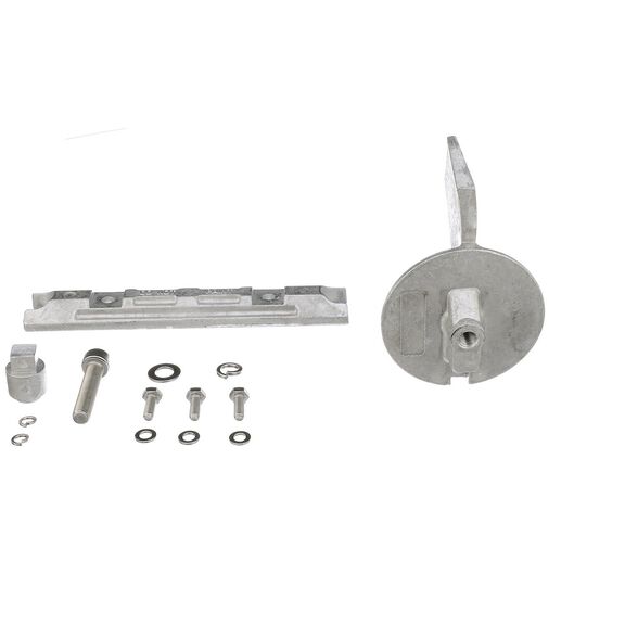 Quicksilver 8M6008006 Aluminum Anode Kit for Yamaha 80-100hp Outboards image number 0