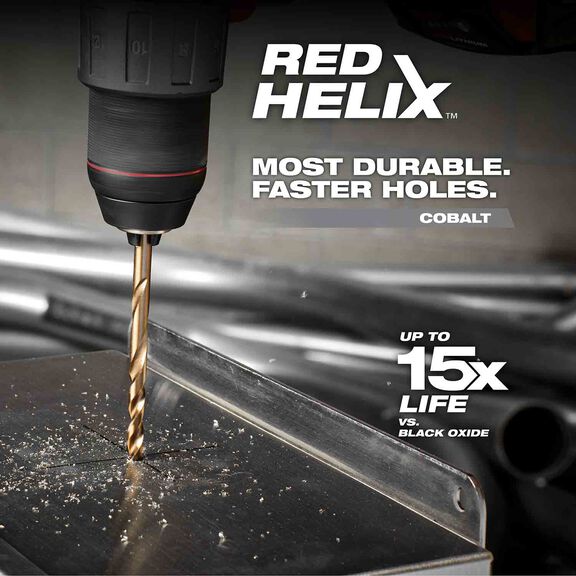 RED HELIX&trade; Cobalt Drill Bit Set, 29 Piece image number 2