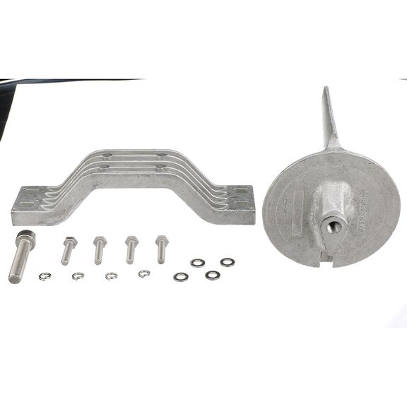 Quicksilver 8M6007987 Aluminum Anode Kit for Yamaha High Performance 200-300hp Outboards image number 0