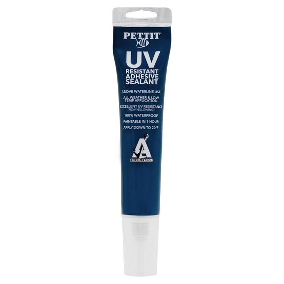 AnchorTech&trade; UV Resistant Adhesive/Sealant, 4.5 fl. oz., White image number 0