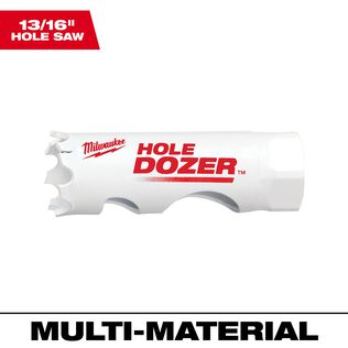 13/16" HOLE DOZER&trade; Bi-Metal Hole Saw