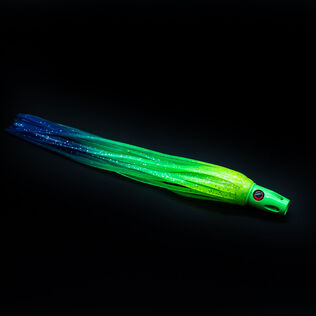 Small Green Aluminum Jet Double Green Rigged