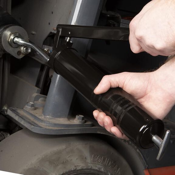 Workforce Lever Grease Gun w Angled Extension image number 1