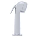 Deck-Mount Sprayer Large Chrome Sprayer No Hook, 6' Black Rubber Hose, Ultra-Low Profile Holder image number 2