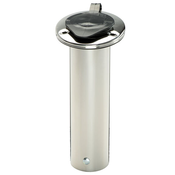 0&deg; Stainless Steel Flush Mount Rod Holder image number 0