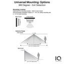 5" IQ AMERICA Battery Powered Indoor/Outdoor Motion Activated Ceiling Light, 450 Lumens image number 4