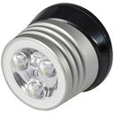 Zephyr LED Spreader/Deck Light, Brushed Black Base, White Non-Dimming image number 0