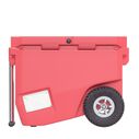 RollR 60 Quart Wheeled Hard Cooler with Tow Handle, Coral image number 3