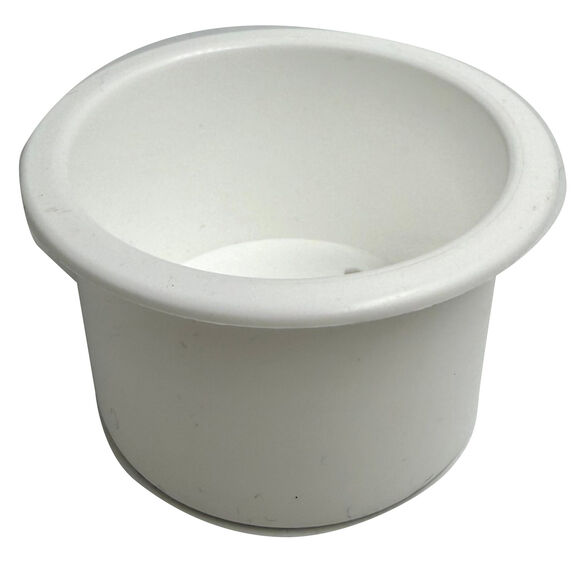Small Flush Fitting Cup Holder, White image number 0