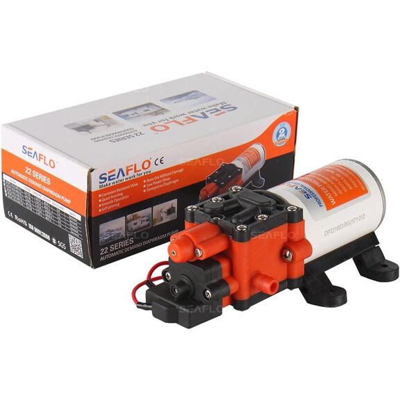 SEAFLO 33W Series 12V Brushless Diaphragm Pump 3.0 GPM 45 PSI image number 3
