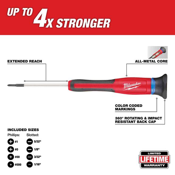 8 Piece Precision Screwdriver Set image number 1