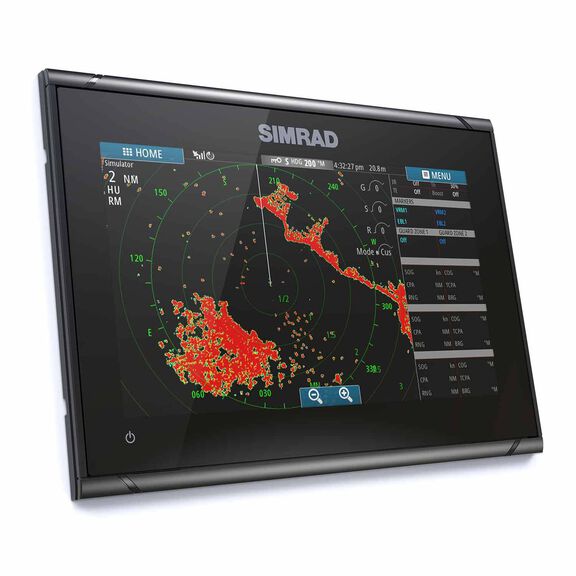 GO9 XSE Fishfinder/Chartpotter Combo with C-MAP Discover Charts, Active Imaging 3-in-1 Transducer and HALO 20+ Radar Bundle image number 1