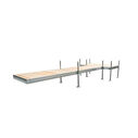 T-Shaped Aluminum Frame with Cedar Decking Complete Dock Packages image number 2