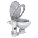 COMMODORE CM2RMT Twist Flush Electric Marine Toilet Boating Head &ndash; 12V, Integrated Flush Pump image number 0