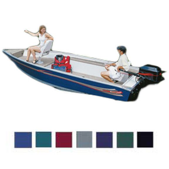 Fishing Boat Cover, 11'5"-12'4" Center Line Length, 58" Beam, Black image number 0