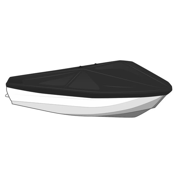 Exact Fit Boat Cover For 2002-2009 Hewescraft 18 Sportsman O/B- Sharkskin Supreme - Caribbean Blue image number 0