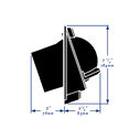 Bulkhead-Mount Navigator Compass, 4-1/2" Ritchie CombiDial and Built-in Clinometer image number 1