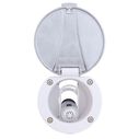 Recessed Shower Arctic White Cup with Stainless Steel Lid, Hammer-Head Arctic White Sprayer, 6' Stainless Steel Hose image number 5