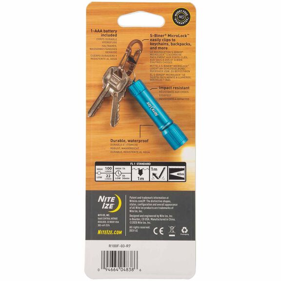Radiant&reg; 100 Keychain Flashlight image number 1