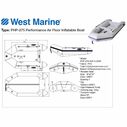 PHP-275 Performance Air Floor Inflatable Boat, 9ft Length, PVC Material, 1103lb Capacity image number 2