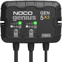 Noco Genius GENPRO5X2 Onboard Waterproof Marine Battery Charger with Precision Smart Charging, Battery Repair Mode and Advanced Temperature Compensation, 10 Amp, 12V, 2-Bank image number 0