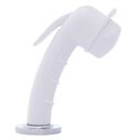 Deck-Mount Sprayer Small Arctic White Sprayer, 10' White Rubber Hose, Low Profile Holder image number 2