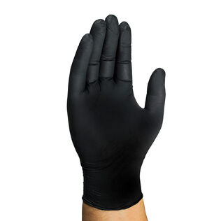 5 Mil Heavy Duty Black Nitrile Gloves, 50-Pack