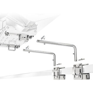 Dual Extended Side/Bulkhead or Square/Flat Rail Mount for Magma Rectangular Gas Grills