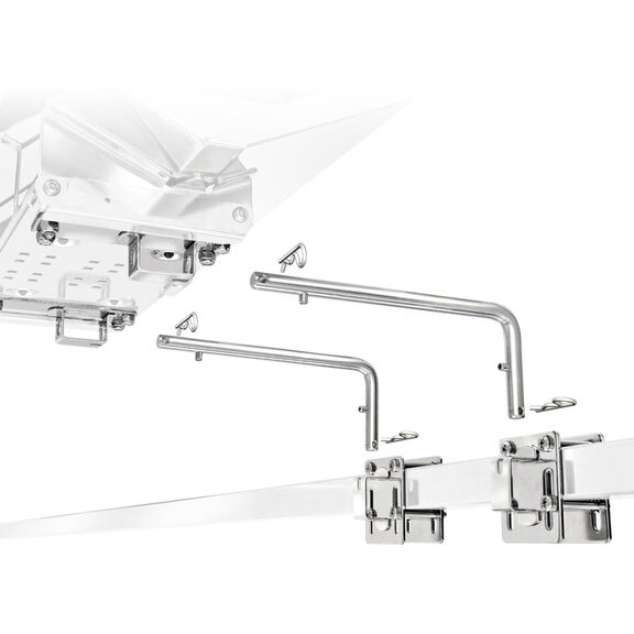 Dual Extended Side/Bulkhead or Square/Flat Rail Mount for Magma Rectangular Gas Grills image number 0
