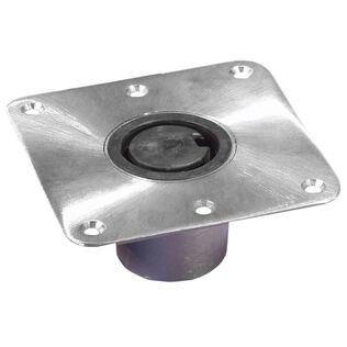 7" X 7" Plug-In&trade; Square Base Satin Finish