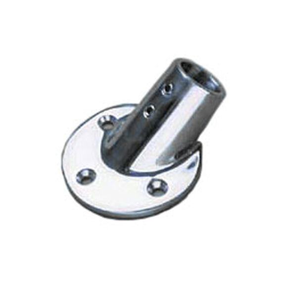 Round Base for 1" Tube, 45 Degree image number 0