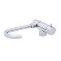 Aidack Folding Faucet, Hot/Cold Mixer, J-Spout, Chrome image number 4