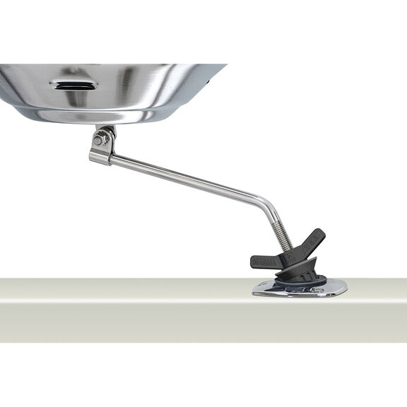POW'R GRIP&reg; Fish Rod Holder Mount for Marine Kettle Grill image number 0