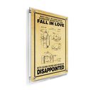 Fall in Love with Scuba Poster Parchment image number 1
