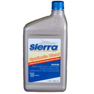 High-Performance "Synthetic Blend" Lower Unit Gear Lube, Quart