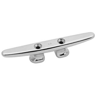 8" Open Base Cleat, Stainless Steel