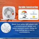 SEAFLO In-Line Blower, 12V 130 CFM Bilge Ventilation Fan image number 5