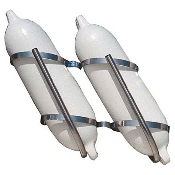 Stainless Steel Double Boat Fender Rack image number 0
