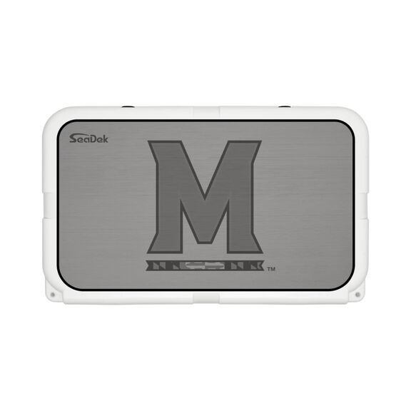 SeaDek Cooler Pad - Collegiate Collection - Fits YETI Tundra 45 - Storm Gray / Black, University of Maryland image number 0