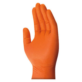 8 Mil Nitrile RDT Gloves, Orange, 50-Pack