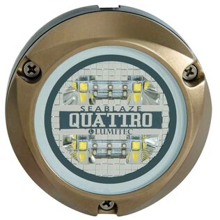 Zambezi Quattro Surface Mount Underwater Light, Dual White/Blue