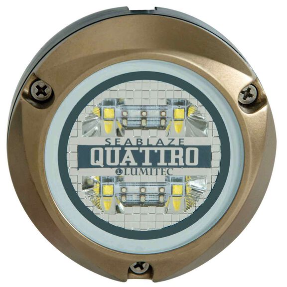 Zambezi Quattro Surface Mount Underwater Light, Dual White/Blue image number 0