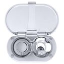 Aidack Transom Shower Hot/Cold Mixer, Chrome Cup & Lid, Hammer-Head Arctic White Sprayer, 6' White Rubber Hose, Chrome Aidack Handle image number 5