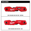 2 Piece 17-Key SAE/Metric Folding Hex Key Sets image number 1