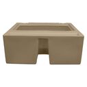 8WD95-1B-207 Deluxe Pontoon 27" Bench, Base Only, Tan image number 2